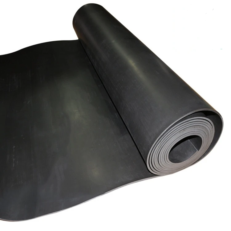 Промышленный использованный износостойкий дешевый индивидуальный рулон SBR резиновый лист