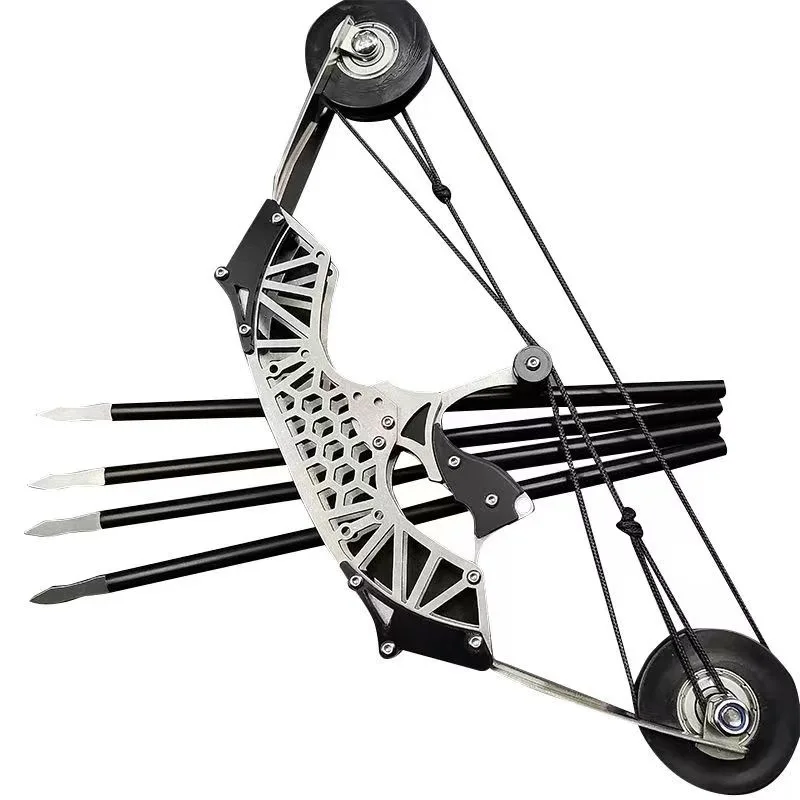 2024 Compact  Mini Compound Bow Mini Hunting Bow Right/Left Handed for Hunting Shooting Practice Archery