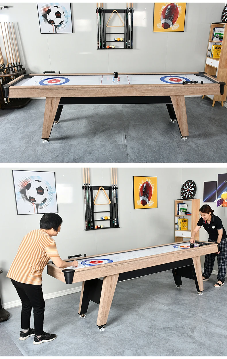 9ft Curling game table shuffleboard table