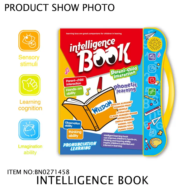 Click And Read Educational Toy Intelligence Baby Electric Book For Learning