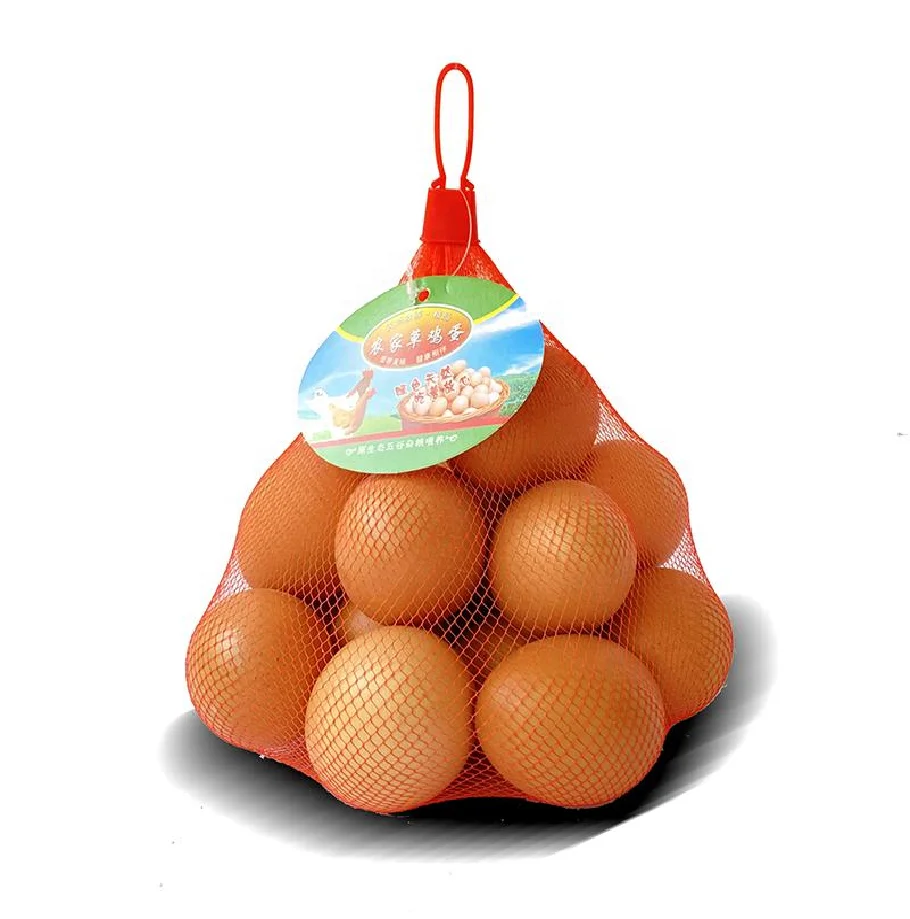 Packing Reusable Vegetables Fruit Toy Mesh Bag Custom Logo Printing Plastic Net Bag
