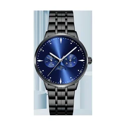 Мужские кварцевые часы из нержавеющей стали