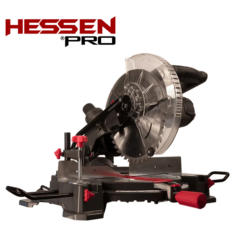 HESSENPRO HMS255 1800 Вт 255 мм Торцовочная пила торцовочная с двойным торцом для дерева