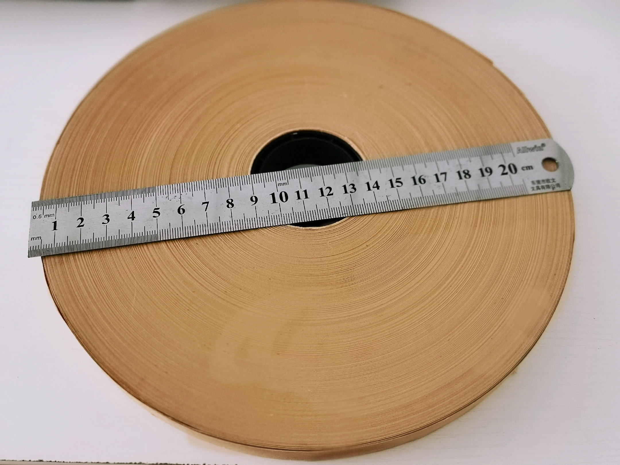 yellow color Kraft Paper corner pasting tape with hot melt glue sprayed