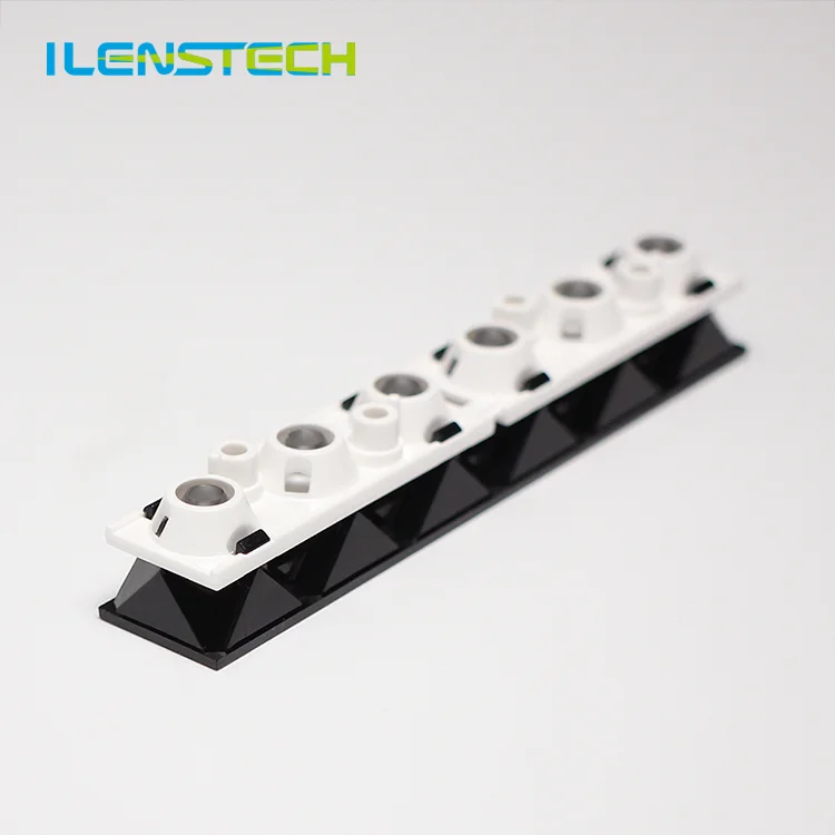 Double holders 6in1 led module lens FWHM 50 for 3030 3535 leds from ilenstech