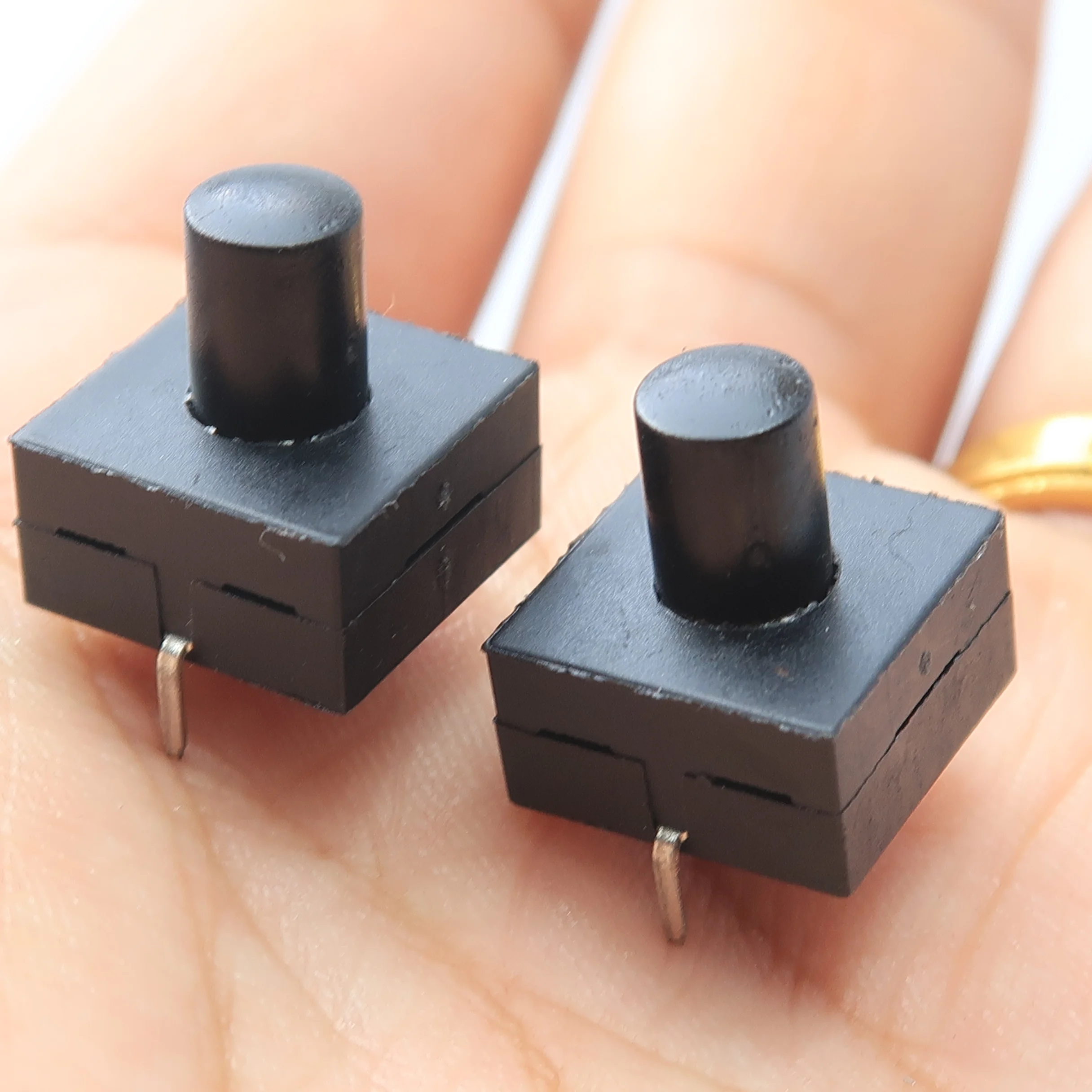 2pin Torch Switch Push Button Switch 12x12x13.5 ON OFF