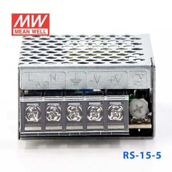RS-15-5 ENCLOSED 15W 5V slim Mean well Single Switching Power Supply