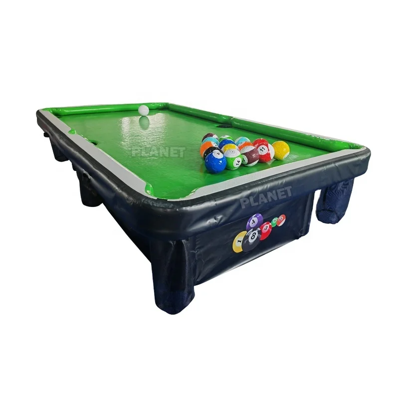 Portable Kids N Adults Carnival Funny Games Inflatable Snookball Snooker Pool Field Inflatable Snookball Billiard Table