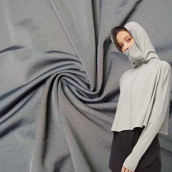 UV Protection Breathable UPF50+ UV Resistant Nylon Spandex Knitted Fabric for uniqlo outdoor