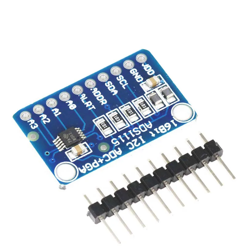 ADS1115 (16-bit) /ADS1015 (12-bit) ADC development board module