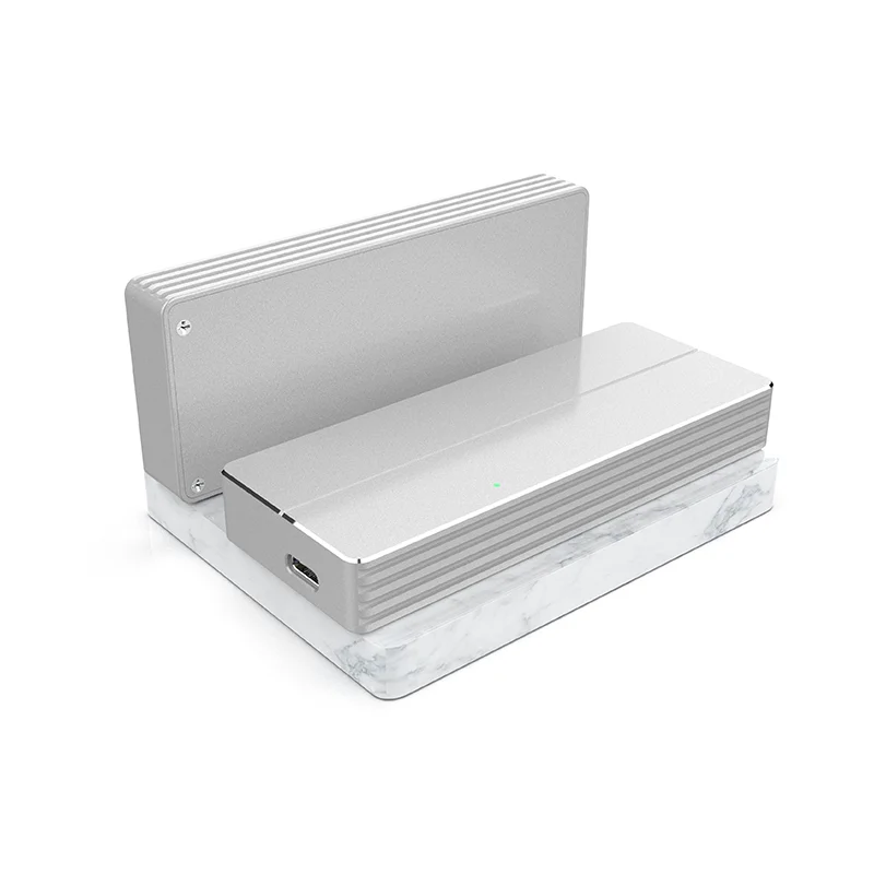 Guanchen Thunderbolt 3 Nvme M.2 SSD Enclosure Case 40Gbps 4TB Thunderbolt External Hard Drive Case Adapter for SSD