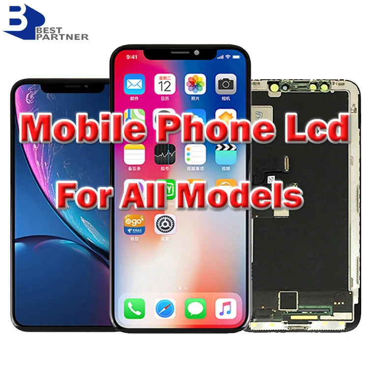 Mobile phone lcd for all models original replacement iphone 6 7 8 plus xs xr x 10 11 12 mini 13 pro max oled screen