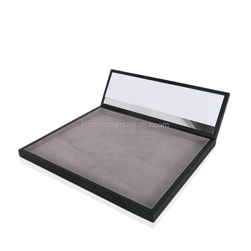 Luxury mdf material velvet watch jewelry display tray