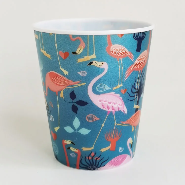 Custom 8oz 250 ML Fancy Eco Friendly Reusable Plastic 3D Lenticular Fruit Juice cup for Kids