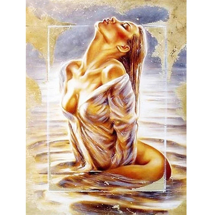 
Wholesale Full Square Round Drill nude paintings Sexy Woman paint for wall Artwork 5D Diy diamond paintings 