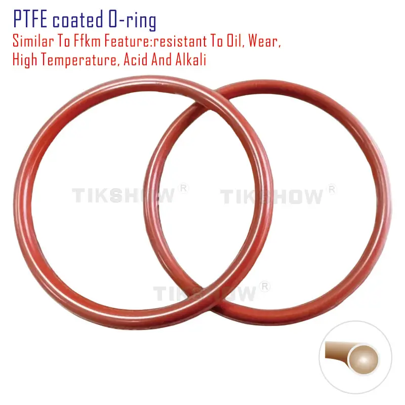 PTFE,PEEK,UHMW-PE Spring Energized Seals  PTFE Spring loaded Seals PTFE coated FFKM HNRB FKM Silicone O-ring Seals
