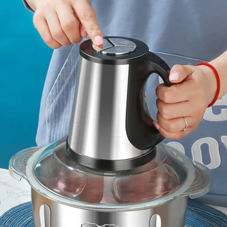 Best Home Use Multi Function Meat Grinder Knife Blade Electric Mini Meat Grinder Metal Steel 3 In 1 Meat Grinder