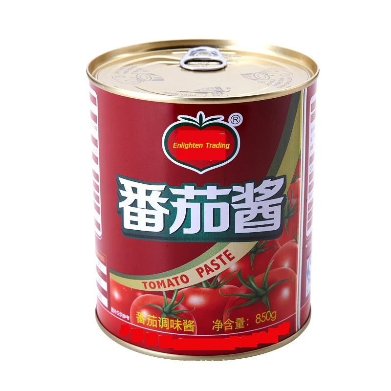 Double Concentrated Tomato Paste 28-30% Canned or Sachet Tomato Paste First-Hand From Factory