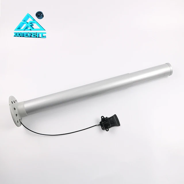 Height Adjustable Hydraulic Furniture Table Leg Max Height 700mm Mini Height 500mm Black Metal Aluminum Modern Table Leg 60 Mm