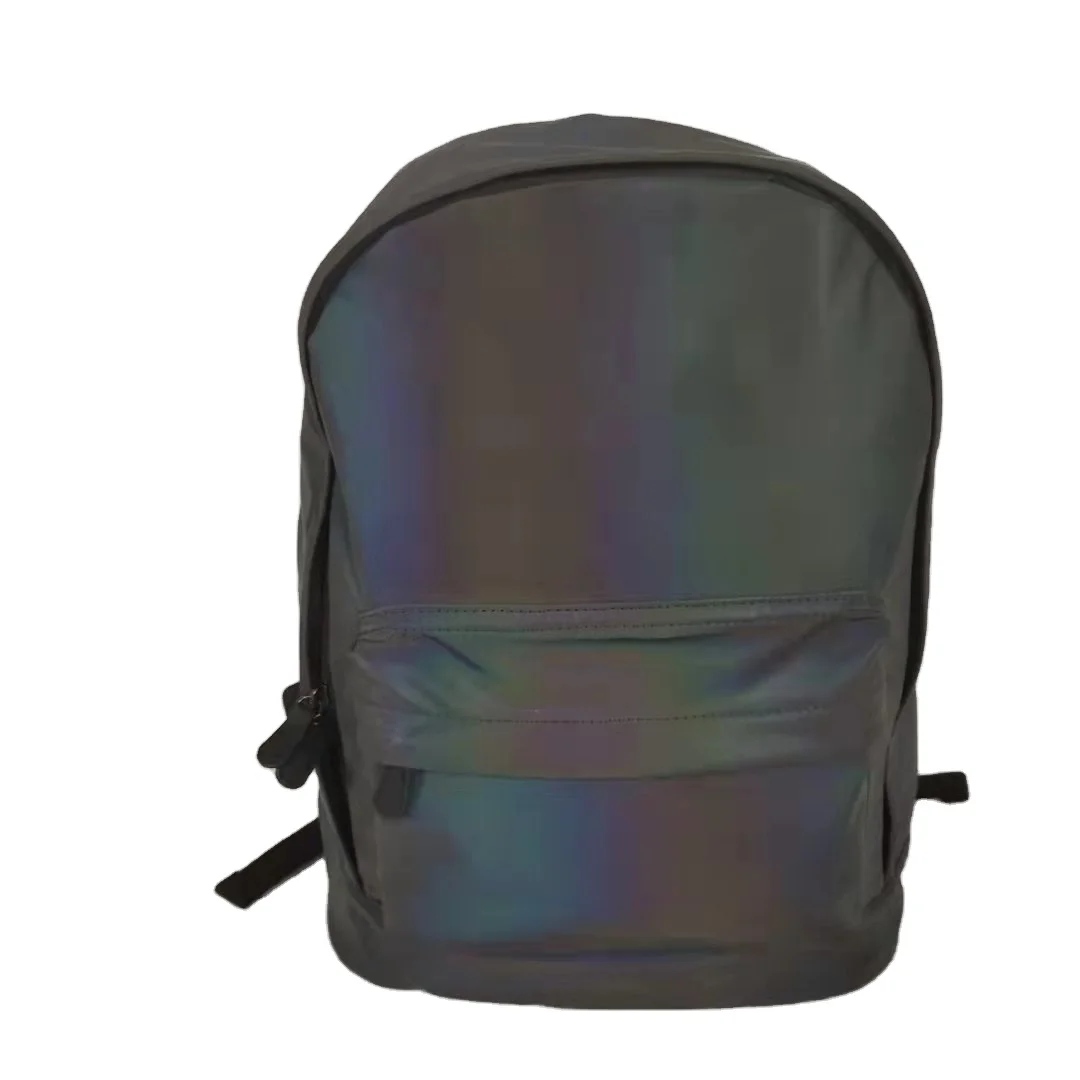 Hologram Large Capacity Holographic Backpack Luminous Backpacks Silver Reflective Bag