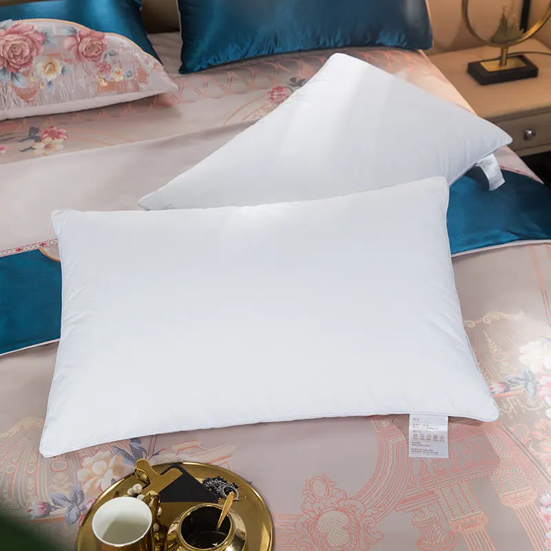 Wholesale high quality luxury  100% duck goose feather down 5 star hotel  pillow
