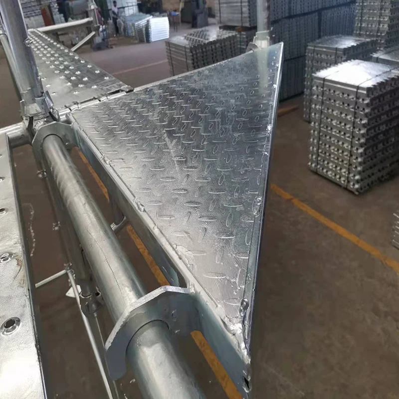 Hot Dip Galvanized Ringlock Scaffolding Side Bracket  For Constructione