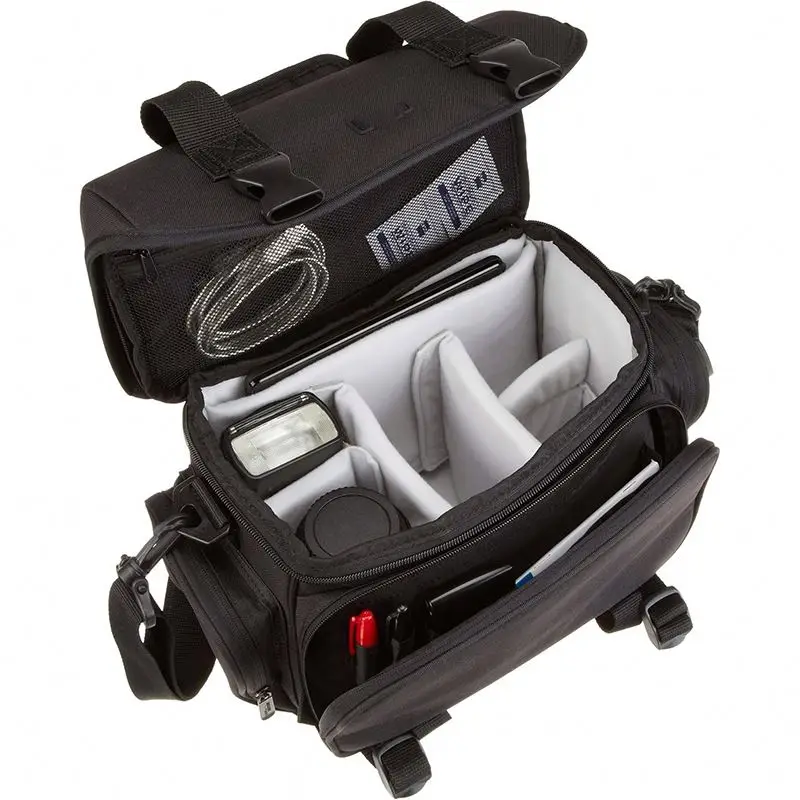 Free Sample Waterproof Camera Cross body Bag SLR/DSLR Cameras Lenses Shoulder Bags for Men