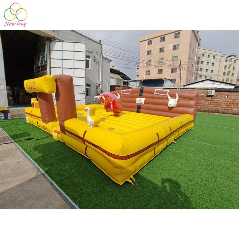 mechanical bull inflatable rodeo bull ride game for amusement park