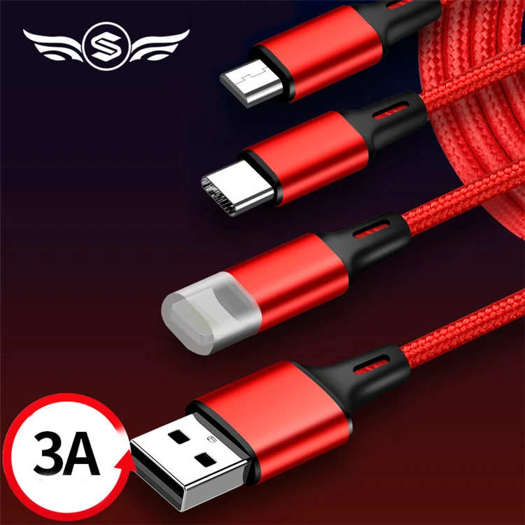 
High Quality Wholesale Aluminum alloy Fast charge cable 