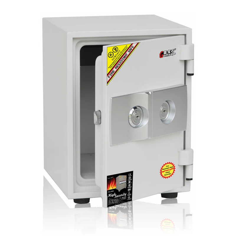 
GEMSAFE Hot Sales Fire Resistant Safes, Key Lock safe cabinet Indian Market 
