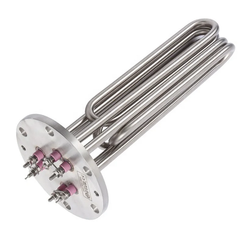 Погружной водонагреватель Songtai 230 В, Электрический трубчатый фланцевый нагреватель для резервуара для воды или масла