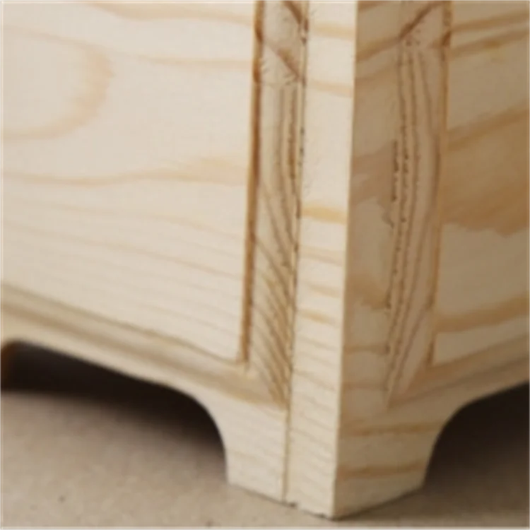 SLT New Customize Solid Wood Pencil Holder Package Box Without Lid