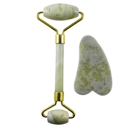 High quality gua sha Thin face detachable anti-aging ice jade roller