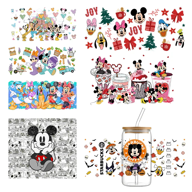 Custom Multi-size Uv Dtf Cup Wraps Transfers Ready To Transfer Cup Wrap Printing Sticker Film Printer Uv Dtf For Cup Wraps Glass