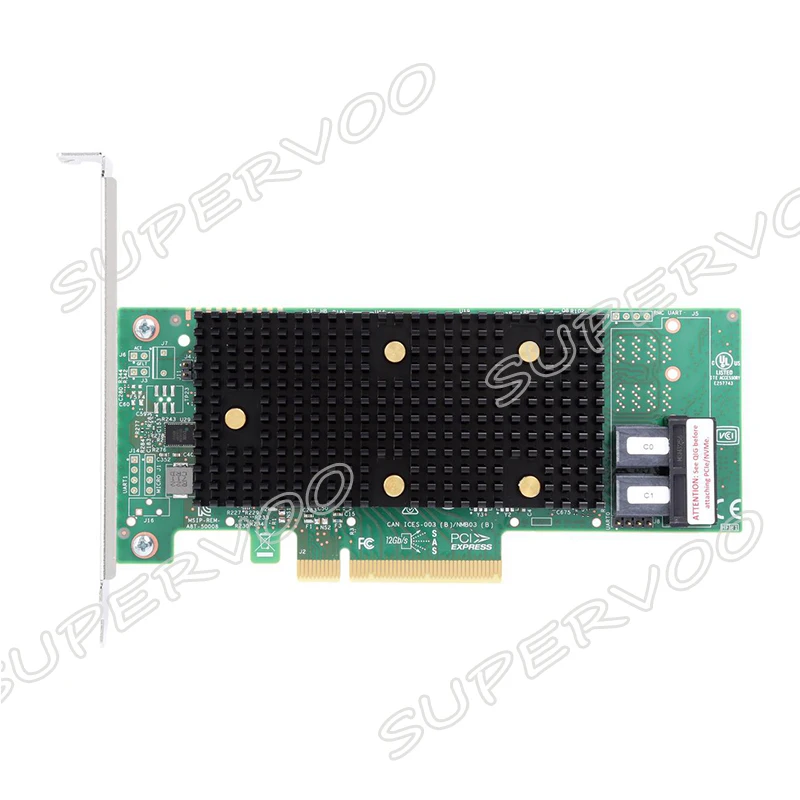 9400-8i одиночный 05-50008-01 8-Int порты 12 ГБ/сек. SAS/SATA/NVMe Tri-Mode PCle3.1 HBAs SFF-8643 LP HBA