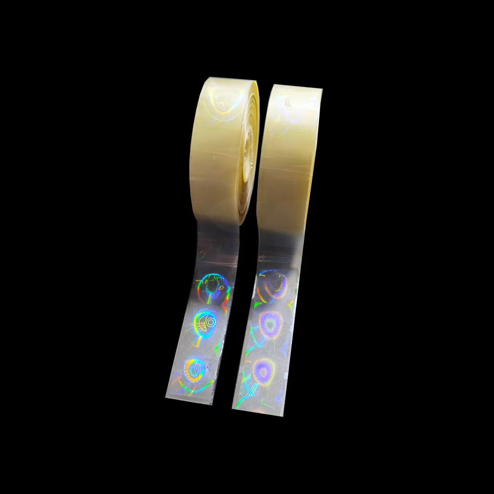 Best Quality Custom Printing Tamper Seal Transparent Hologram Sticker Sheet Holographic Vinyl Sticker Roll Label
