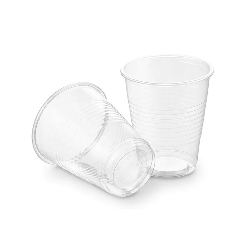 Disposable 5 oz Clear Plastic Mouthwash Cups Medical Use Plastic Cup