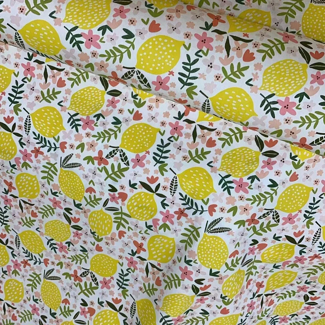 Wholesale custom cloth cotton fabric small flower