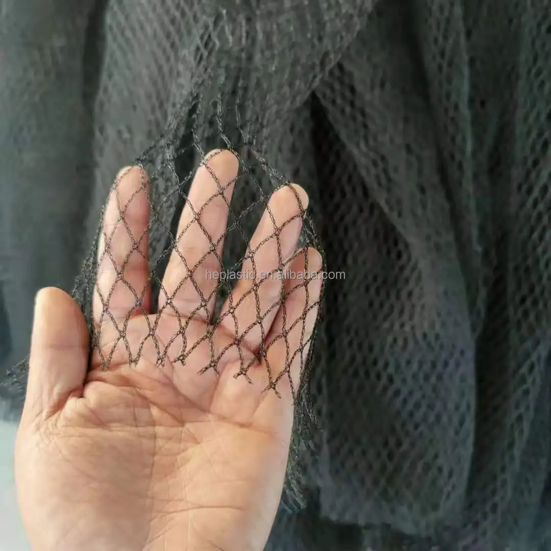 Black Anti Bird Netting Poultry Net Aviary For Vegetables Plants and Fruit