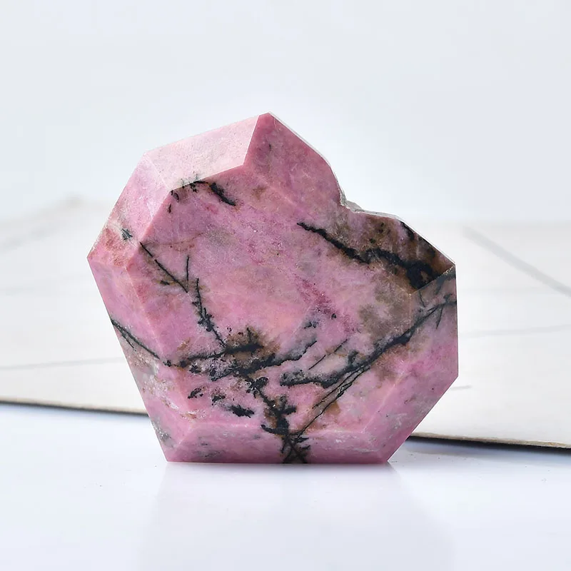 Wholesale Natural Heart Shape Amethyst Energy Healing Mineral Stone Crystals Heart for Wedding Gifts