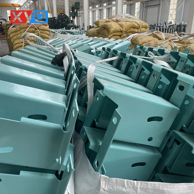 HDG galvanized raw post base strutpost base strut c channel steel unistrut stand Unicanal canal de puntal