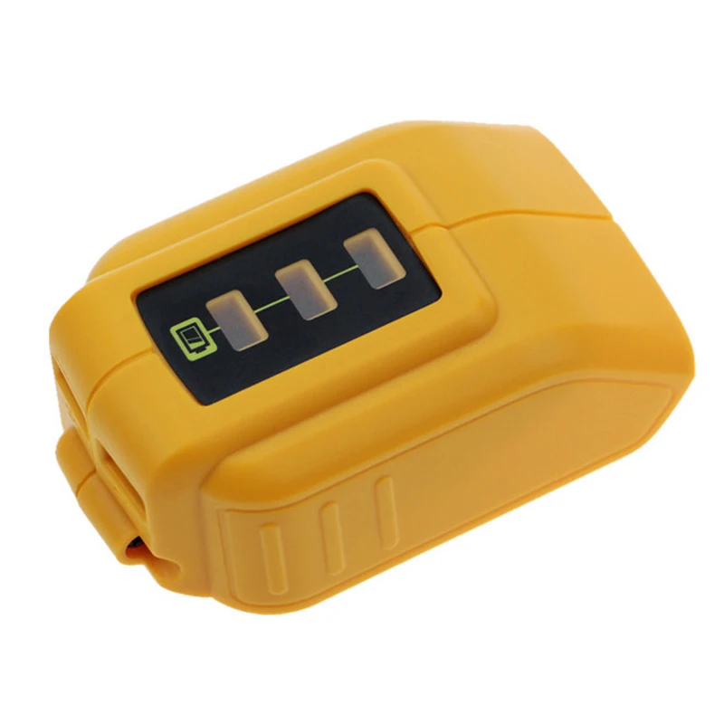 Battery Adapter Compatible for Dewalt 12V/20V Lithium Ion Battery,Dual USB Port Charger Power Source for Dewalt DCB090 DCB091