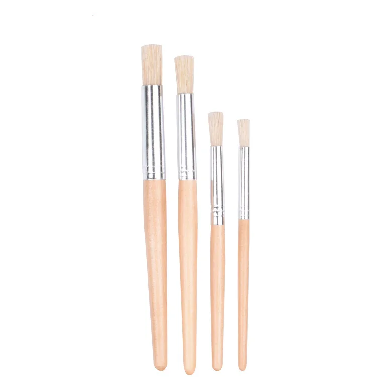 Chinese Supplier Wholesale Light Durable Wooden Professional Paint Brushes