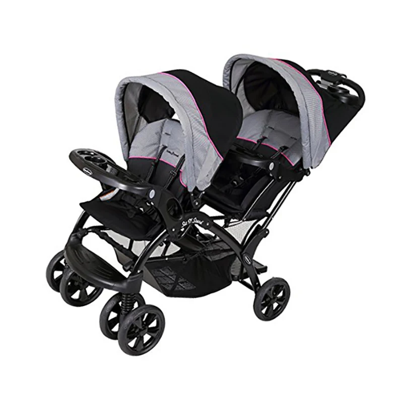 Anti-shock flat free tire modern design custom baby 3 stroller wheel producer