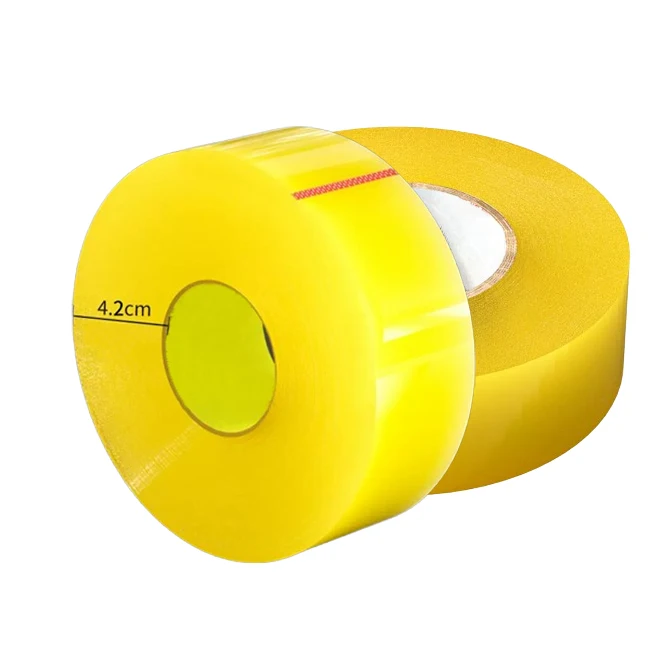 hot melt custom bopp packing tape clear low noise bopp packing tape for carton sealing low noise super clear packing tape