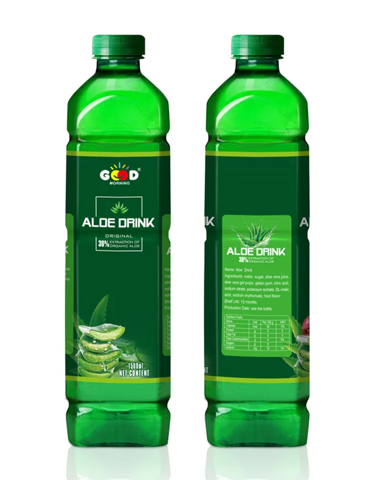 1500ml  aloe vera  beverage low sugar aloe drink  fruit flavor   OEM factory
