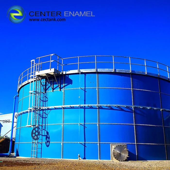 Factory Fabricated Glass Fused Steel Tank In Customized Color And Height