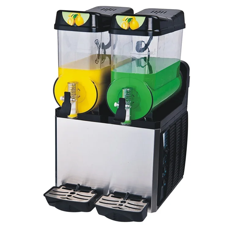 Commercial Ice Cream Slush Machine Margarita Slush Maker Milk Shake Juice Slushie Machine 12L each tank