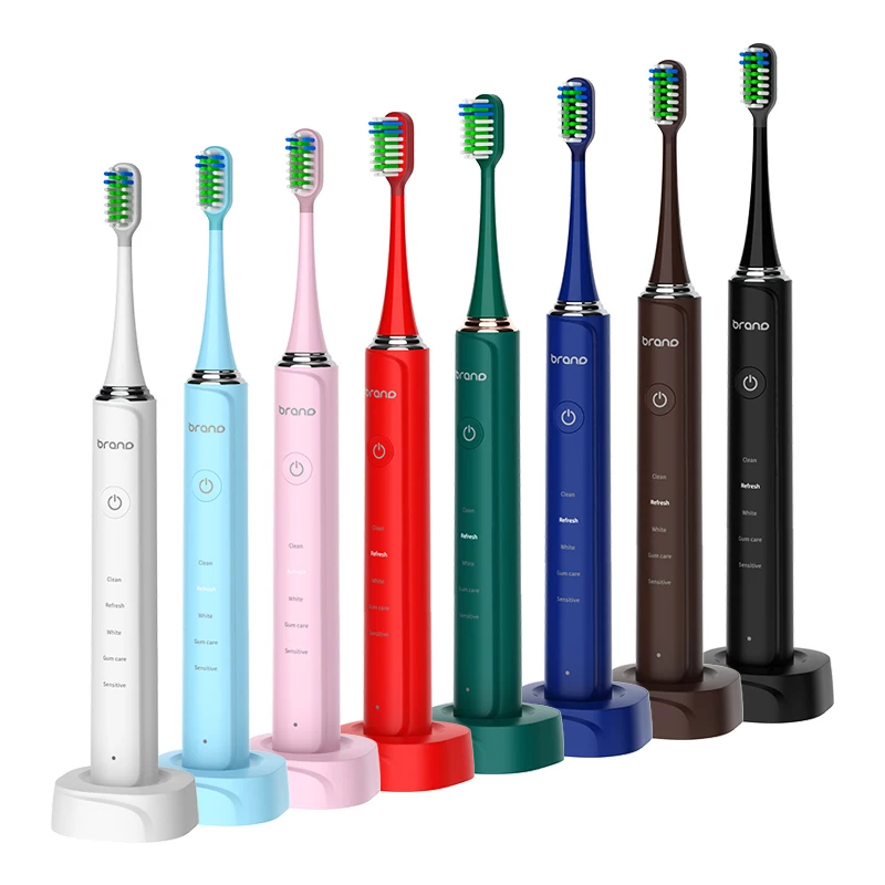Electric Adult Toothbrush Oral Cleaning Smart Wireless Induction Rechargeable Toothbrush Soft Bristle Sonic Electric Toothbrush