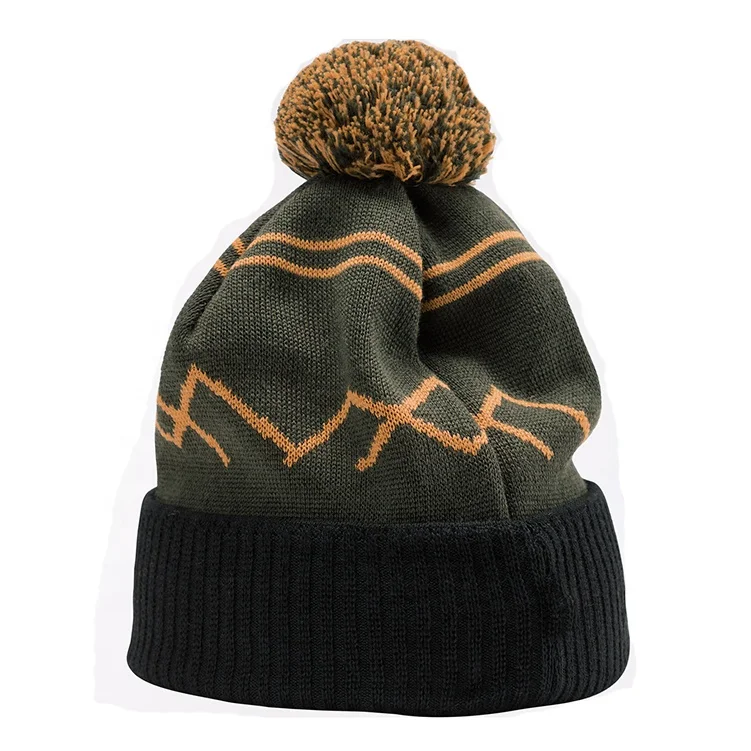 Jacquard Hat For Women Hats Winter Wholesale Luxury Vintage Knit Logo Beanie